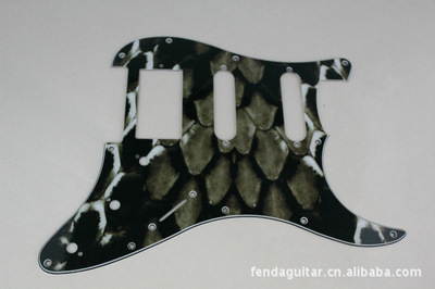【類FENDER電吉他護板ST劍龍紋護板單單雙拾音器孔】價格,廠家,圖片,樂器配件,惠州市惠陽區(qū)秋長倍音五金電子加工部-